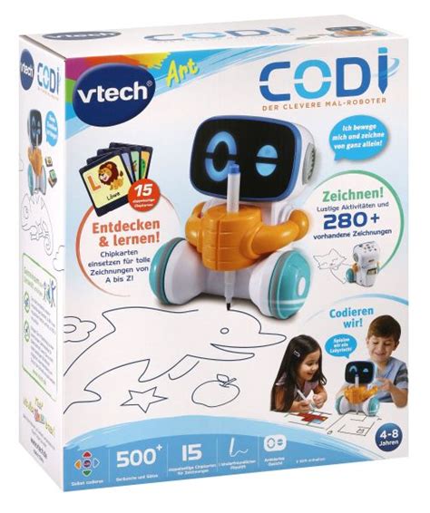 vtech codi der clevere mal-roboter|VTECH Codi, der clevere Mal